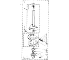 Kenmore 11081350130 brake and drive tube parts diagram