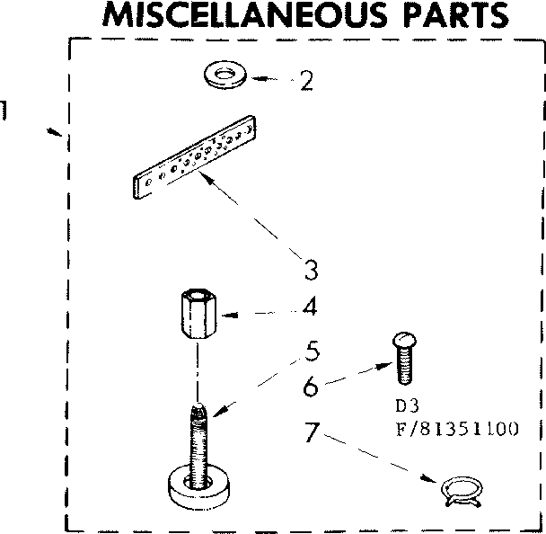 Miscellaneous parts