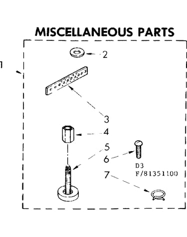 Miscellaneous parts