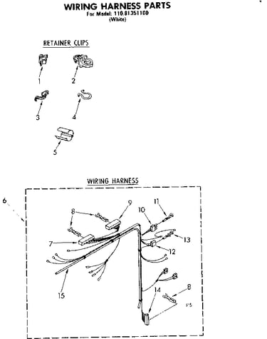 Wiring harness parts