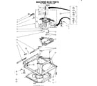 Kenmore 11081351100 machine base parts diagram