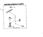 Kenmore 11081351110 miscellaneous parts diagram
