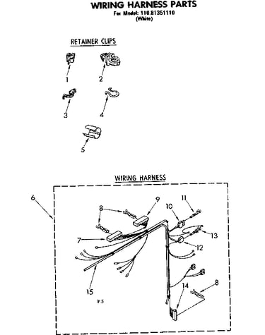 Wiring harness parts