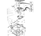 Kenmore 11081351110 machine base parts diagram