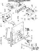 Controls and rear panel parts