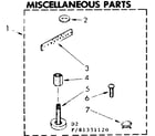 Kenmore 11081351120 miscellaneous diagram