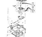 Kenmore 11081351120 machine base parts diagram