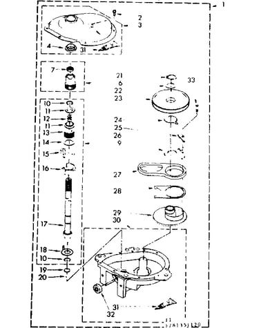 Gearcase parts