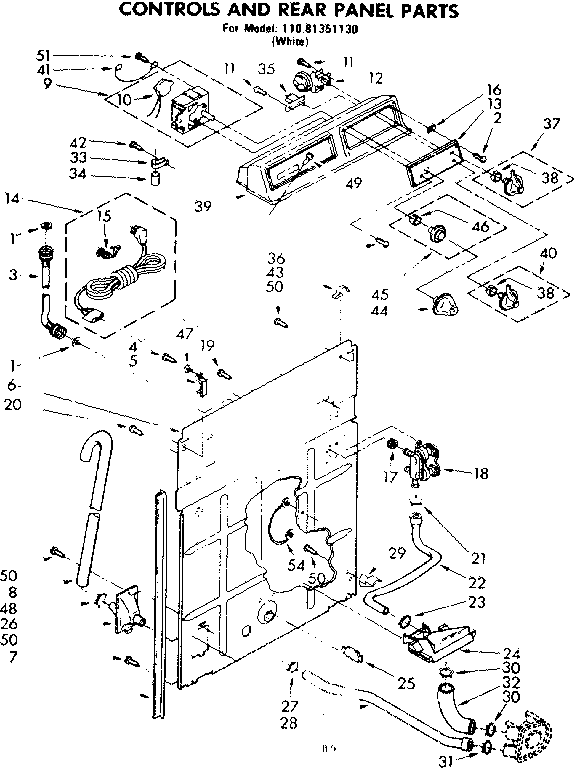 CONTROLS AND REAR PANEL PARTS