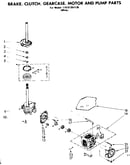 Brake clutch gearcase motor & pump parts
