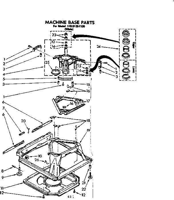 MACHINE BASE PARTS