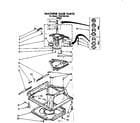 Kenmore 11081351130 machine base parts diagram