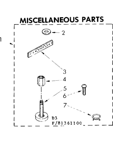Miscellaneous parts