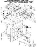 Control and rear panel parts