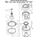Kenmore 11081361620 agitator basket and tub parts diagram