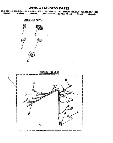 Wiring harness parts