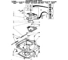 Kenmore 11081361830 machine base parts diagram
