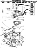 Machine base parts