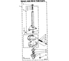 Kenmore 11081361830 brake and drive tube parts diagram