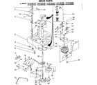 Kenmore 11085365800 drive parts diagram