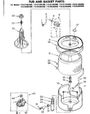 Tub and basket parts