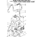 Kenmore 11081365600 water system parts suds only diagram