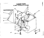 Kenmore 11081445100 cabinet parts diagram
