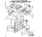 Kenmore 11081446600 controls & rear panel parts diagram