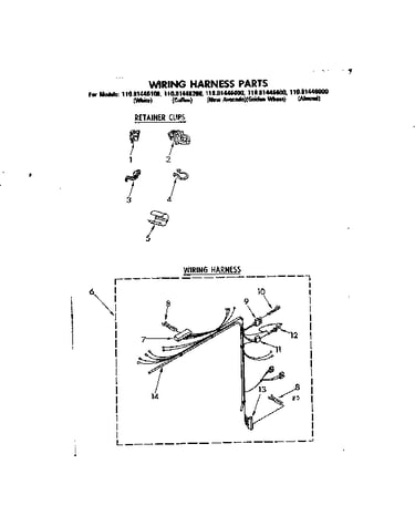 Wiring harness parts