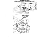 Kenmore 11081446410 machine base parts diagram