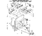 Kenmore 11081446220 controls and rear panel parts diagram