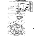 Kenmore 11081446420 machine base parts diagram