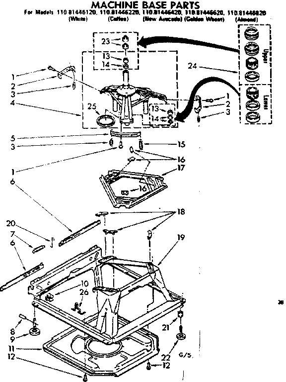 MACHINE BASE PARTS
