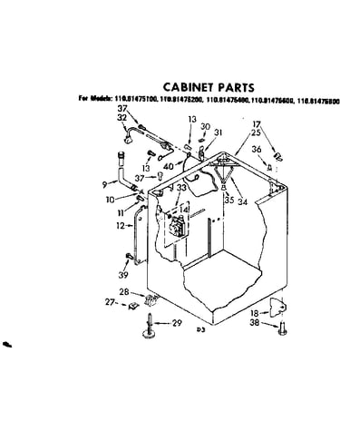 Cabinet parts