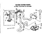 Kenmore 11081475100 water system parts diagram