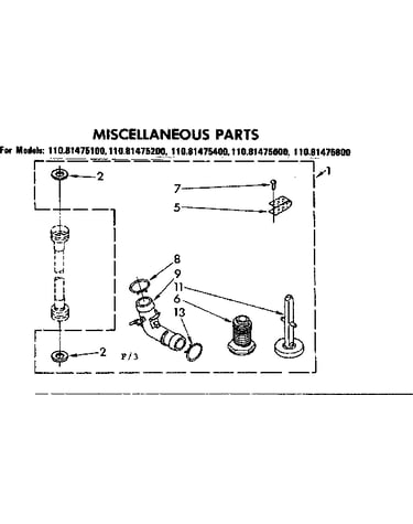 Miscellaneous parts