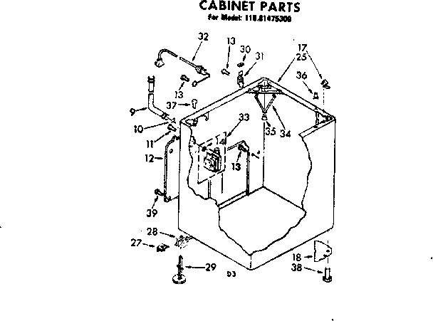 CABINET PARTS