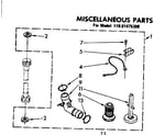 Kenmore 11081475300 miscellaneous parts diagram