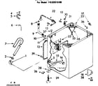 Kenmore 11082015100 cabinet parts diagram