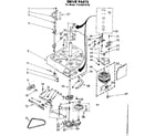 Kenmore 11082015110 drive parts diagram