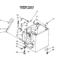 Kenmore 11082015110 cabinet parts diagram