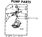 Kenmore 11082020100 pump parts diagram