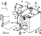 Kenmore 11082020100 cabinet parts diagram