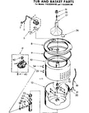 Tub and basket parts