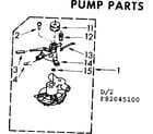 Kenmore 11083045100 pump parts diagram