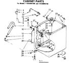 Kenmore 11083045100 cabinet parts diagram