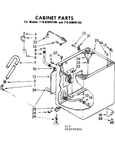 Cabinet parts