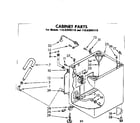 Kenmore 11082045110 cabinet parts diagram