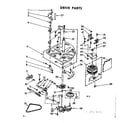 Kenmore 11082050600 drive parts diagram