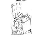 Kenmore 11082050600 cabinet parts diagram